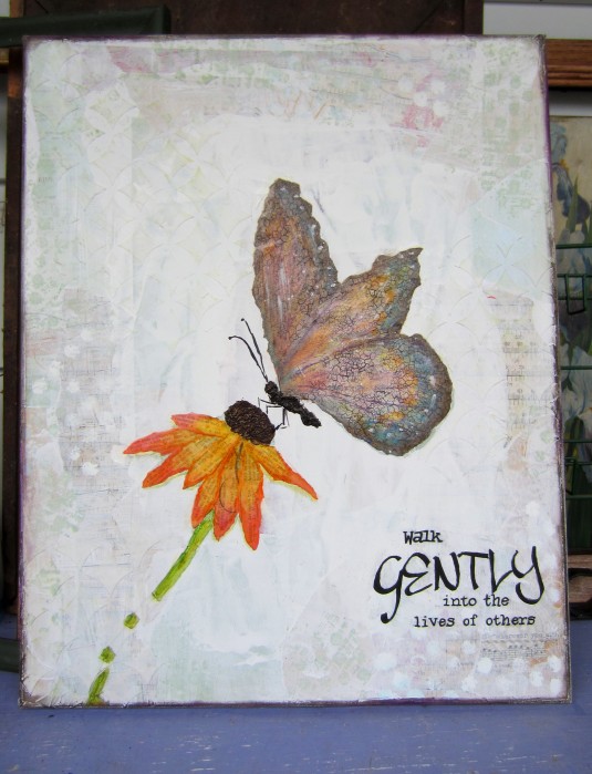 walk gently butterfly
